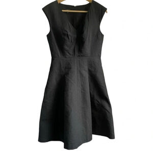 77%OFF❣️Ann Taylor LOFT Petites Sleeveless Black Midi Dress, 4